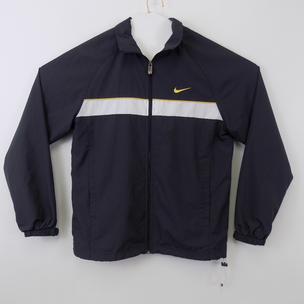 Nike Men's Size M Light Jacket Vented Lined Gray